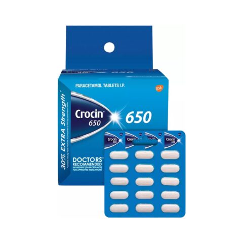 Crocin 650 Strip Of 15 Tablets New